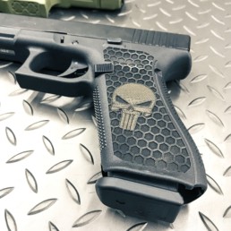 Armory Custom Punisher Hexagon Grip Laser Work